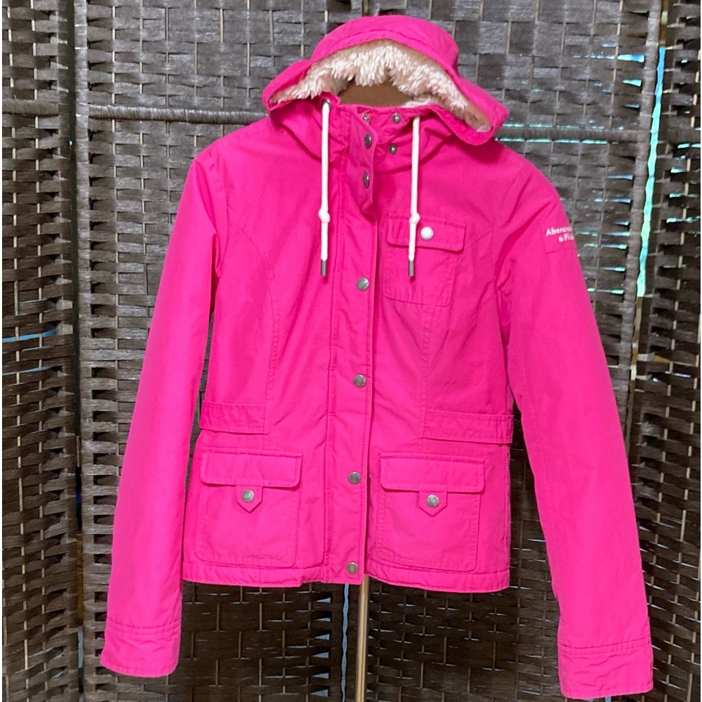 Abercrombie & Fitch Sherpa lined jacket size small